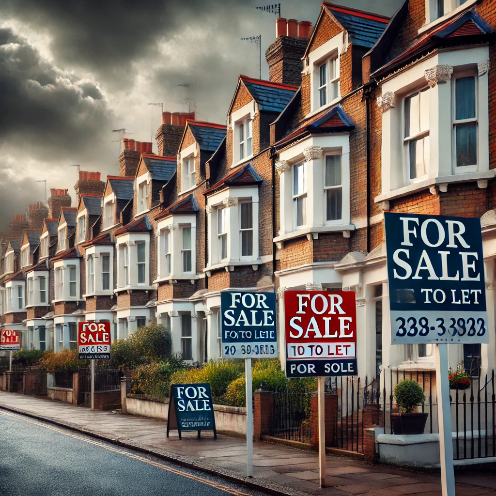 UK Housing Market Stagnates as Buyers Wait for Interest Rate Cuts